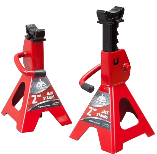 Jack Boss Jack Stands Low Profile 2 Ton(4000 LBs) Lifting Car Stand, Fit Use for Cars Automotive Small Vehicles, 2 Pack